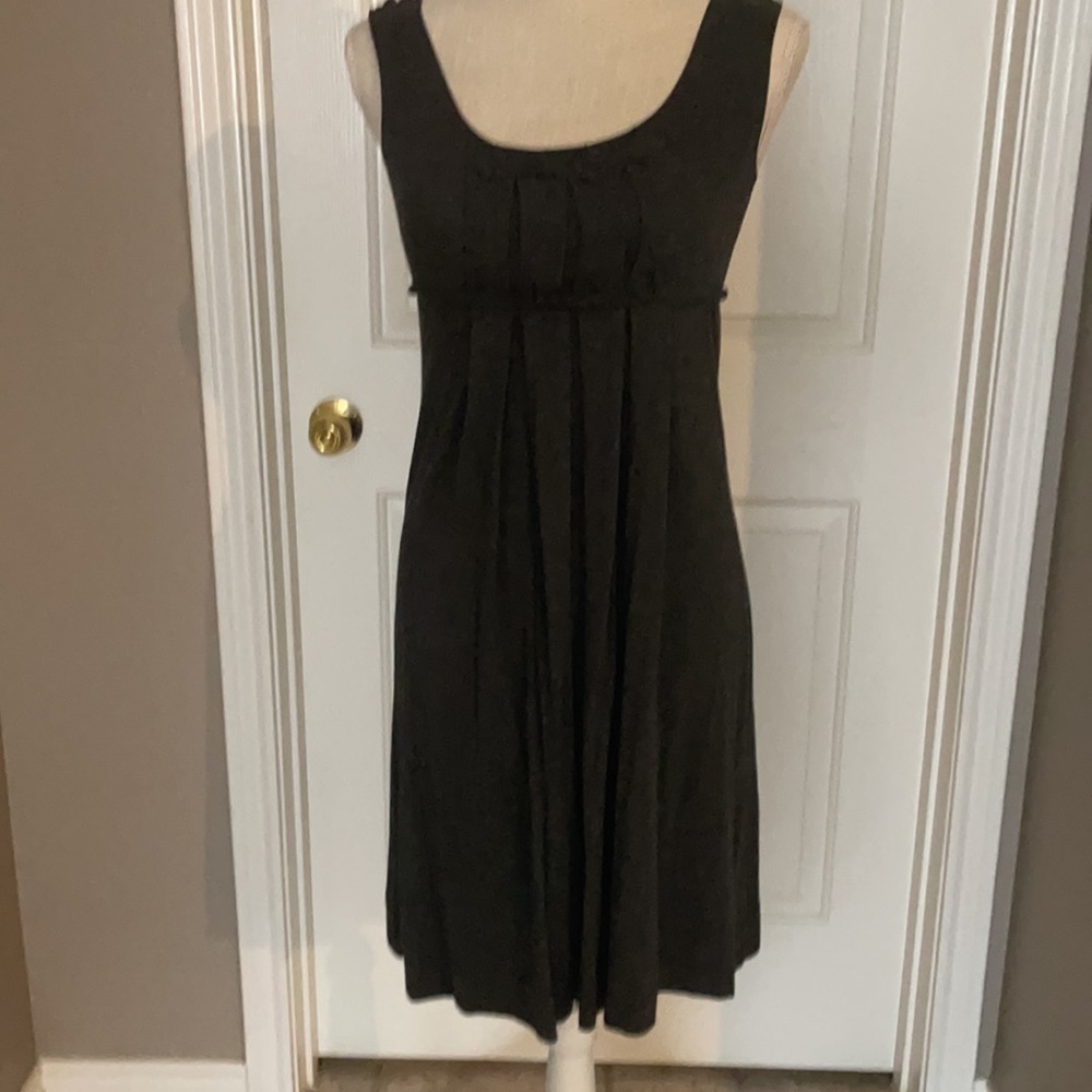 Dark grey sleeveless dress
